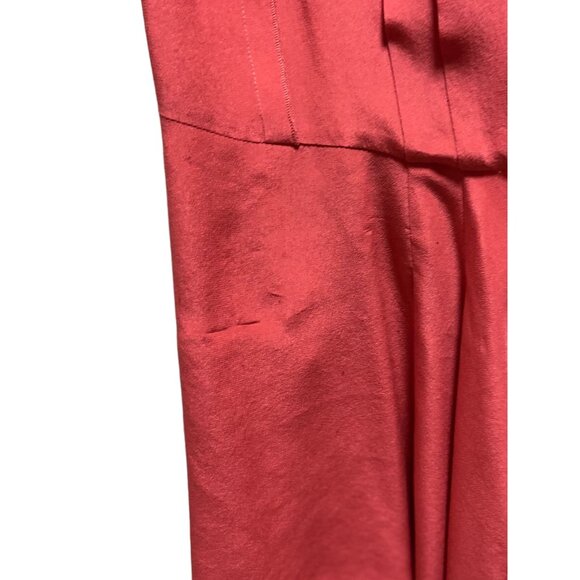 Fei 100% Silk Sleeveless Wrap Top Terracotta Size 2 Minimalist Stealth Wealth - Picture 8 of 13